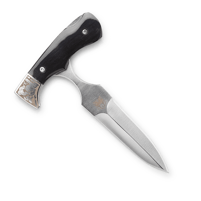 BLACK BONE ADJUSTABLE FOLDING PUSH DAGGER